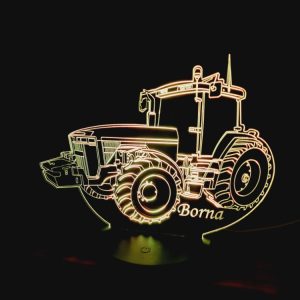 My3D | Lampa s traktorom i tekstom po želji
