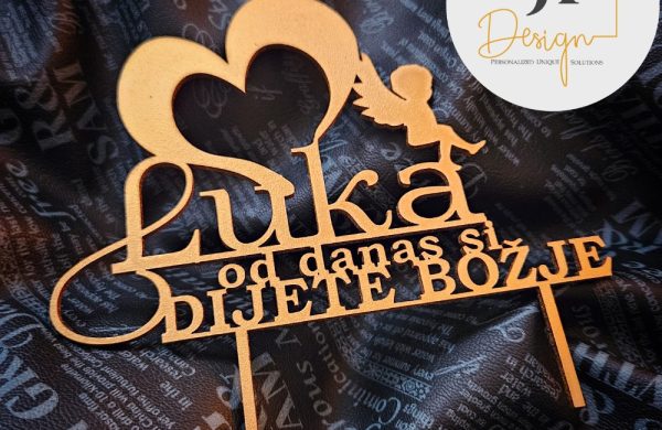 od danas si dijete božje topper