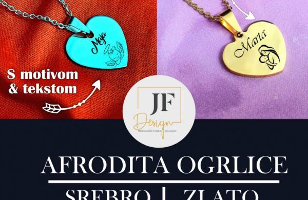 Ogrlica u obliku srca s imenom po želji