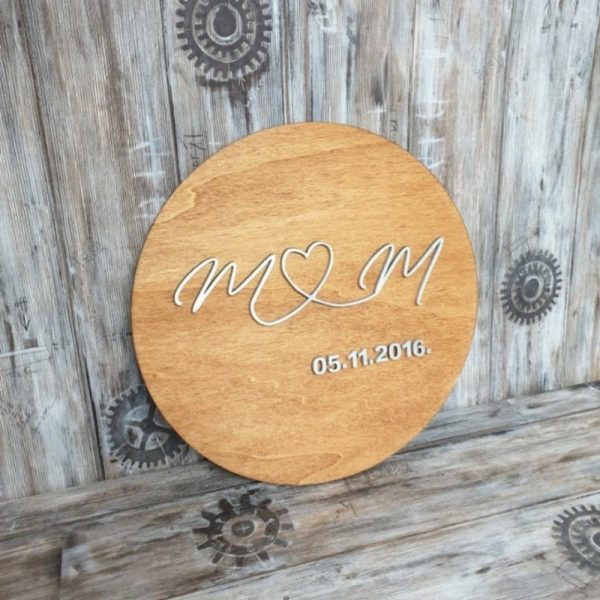 MyDeko | Inicijali povezani sa srcem i datumom - Slika 6