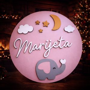 što pokloniti za rođenje deteta? unikatnu personaliziranu dekoraciju