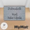 Dekorativni otirač s natpisom "Dobro došli kod dede i bake", praktičan i originalan poklon za obitelj