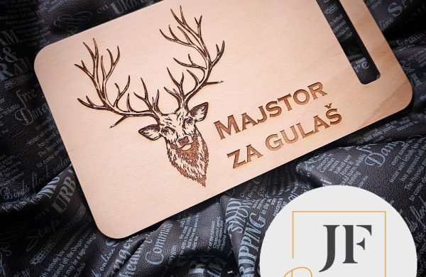 Personalizirana daska sa jelenom za dečka ili muža, savršen poklon za ljubitelje prirode