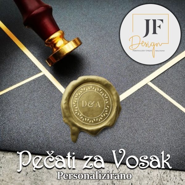 Pečat za vosak - Inicijali #7