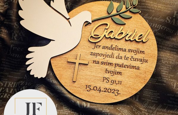 dekoracija i poklon za krizme potvrde i pričesti