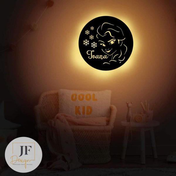 Woody lamp ¦ Elsa - lampa s imenom