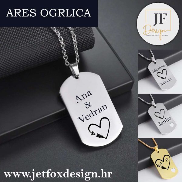 ARES Ogrlica ¦ Arrow Heart