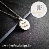 personalizirana oglrica s imenom i srcem