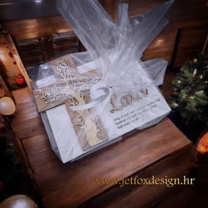 Jedinstvena ideja za darivanje novca na krštenju – čestitka s religijskim motivom i nježnom porukom.