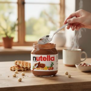 Personalizirana žlica s imenom i posvetom, prikladna kao poklon za djecu i odrasle.