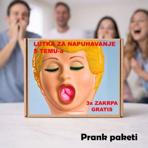 Prank paket s lažnim proizvodom lutka za napuhavanje – što pokloniti kolegi ili prijatelju za nezaboravnu šalu