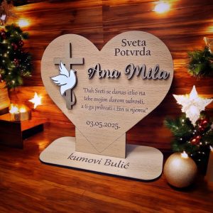 Personalizirana dekoracija za Prvu pričest s golubicom i posvetom – što pokloniti za Prvu pričest s posebnim značenjem?