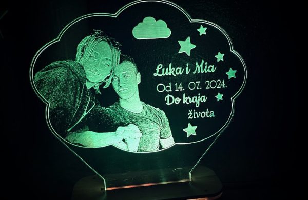 Unikatni personalizirani poklon za Valentinovo s imenom i posvetom – savršen znak pažnje za curu ili dečka