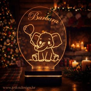 Dječja lampa slonić s imenom – tražiš li personalizirani poklon za dječju sobu koji stvara osjećaj sigurnosti?