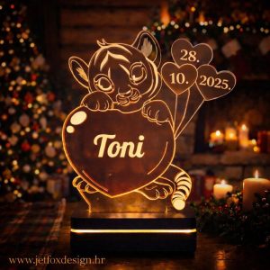 Dječja lampa djetić sa srcem i imenima – tražiš li personalizirani poklon koji nosi emociju i toplinu?