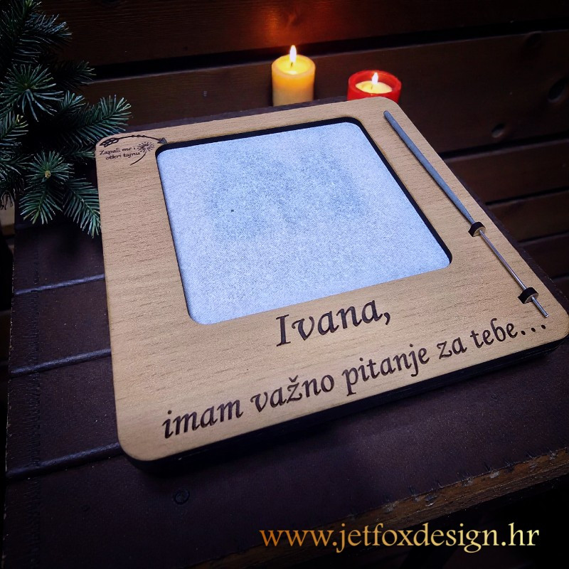 Originalna pitalica za kumu s fotografijom i emotivnim tekstom izrađena po narudžbi. Kako pitati najbolju prijateljicu da bude kuma?