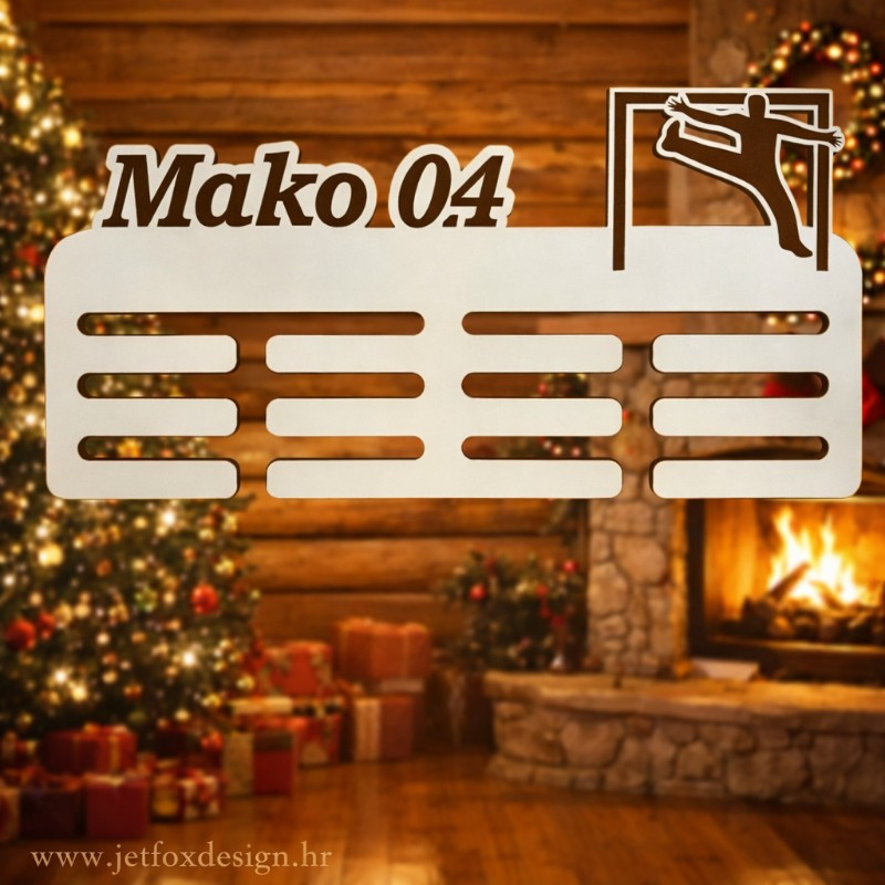 Personalizirani držač za medalje nogomet vratar s imenom i brojem – tražite li posebno mjesto za medalje mladog golmana?