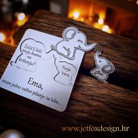 Pitalica za kumove od drveta koja ostaje kao emotivna uspomena na jedno važno i životno pitanje.