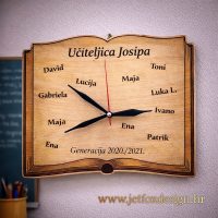 Personalizirani sat kao poklon učiteljici za kraj školske godine – trajna uspomena s imenom i posvetom, poklon koji ostaje u sjećanju